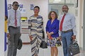 Minister of Health and Wellness Barbados and team with PWR-ECC