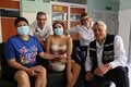 Visita de ECHO y OPS a sala de oncología en hospital pediátrico Juan Manuel Márquez