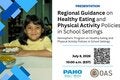 Photo of a girl sitting and eating a meal. To the right, the webinar title, date and time, and a QR code for registration.
