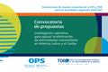 OPS y TDR convocatoria 2026