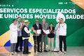 El Dr. Jarbas Barbosa recibió del presidente Lula y del ministro Padilha el expediente que solicita la certificación de la eliminación de la transmisión de madre a hijo de la hepatitis B como problema de salud pública.