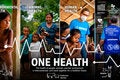 Imágenes que representan el enfoque Una Sola Salud, a través de la salud ambiental, la salud animal y la salud humana