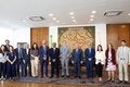 Autoridades del Gobierno de Brasil, la OPS/OMS y BIREME durante la ceremonia de firma del Acuerdo de Sede de BIREME, en el Palacio Itamaraty, en Brasilia. Foto: Karina Zambrana/OPS/OMS.