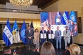 foto grupal - Honduras se incorporó a la Alianza por la Atención Primaria de Salud (APS) en las Américas, una iniciativa regional liderada por la Organización Panamericana de la Salud (OPS), el Banco Interamericano de Desarrollo (BID) y el Banco Mundial para apoyar a los países en el fortalecimiento de la atención primaria de salud mediante inversiones coordinadas, innovación y cooperación técnica.