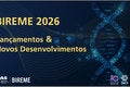 Banner da série “BIREME 2026: Lançamentos e Novos Desenvolvimentos”, com ilustração de DNA e logotipos institucionais.