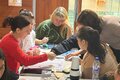 Foto de un momento del taller en Nequén