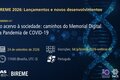 Divulgação do Webinário #7 da série BIREME 2026, “Do acervo à sociedade: caminhos do Memorial Digital da Pandemia de COVID-19”. A sessão será realizada em 24 de setembro de 2026, às 11h (Brasília, UTC-3), em português. Inscrições em bit.ly/bireme-2026-webinar-07.