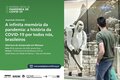 Card de divulgação informa a abertura, em Manaus, da exposição itinerante “A Infinita Memória da Pandemia: a história da COVID-19 por todos nós, brasileiros”. A imagem mostra um visitante diante de uma instalação da exposição. Será no dia 30 de setembro de 2026, às 17h30 (UTC-4), no Museu da Cidade de Manaus - Paço da Liberdade.