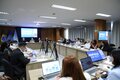 Mesa de abertura do encontro regional de prevenção ao suicídio