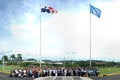 Fotografía panorámica de todos los participantes en la celebración del Día de la Naciones Unidas