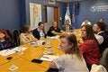 Participants in the workshop  during a working session at the PAHO office in Buenos Aires.