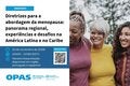 Webinar flyer including 3 women of different ages to represent menopause