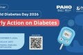 Graphic card for the webinar World Diabetes Day: Early Action on Diabetes
