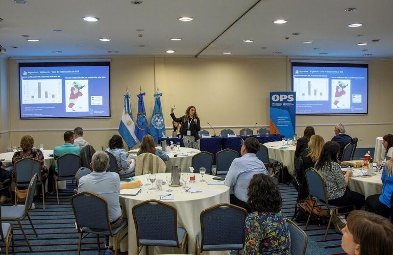 Foto de un momento de la presentación