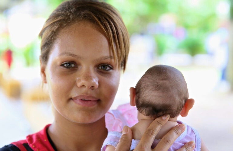 Madre de recién nacido