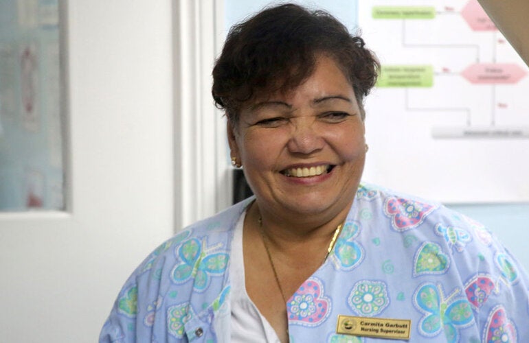 Health worker in Belize