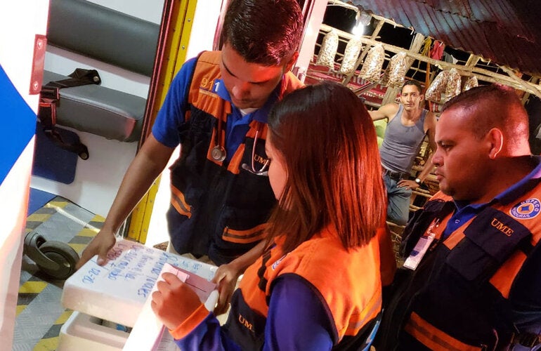 Entrega de antídoto