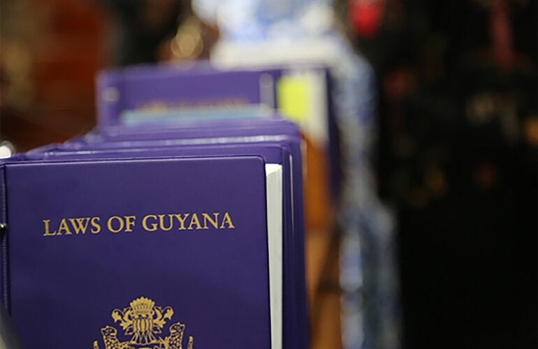 guyana law book