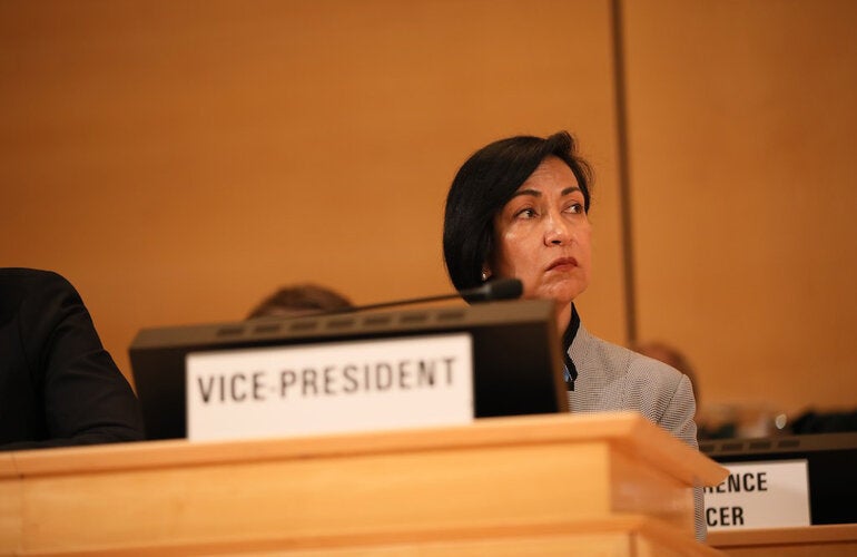 Mexico’s ambassador to United Nations in Geneva, Ms. Socorro Flores Liera
