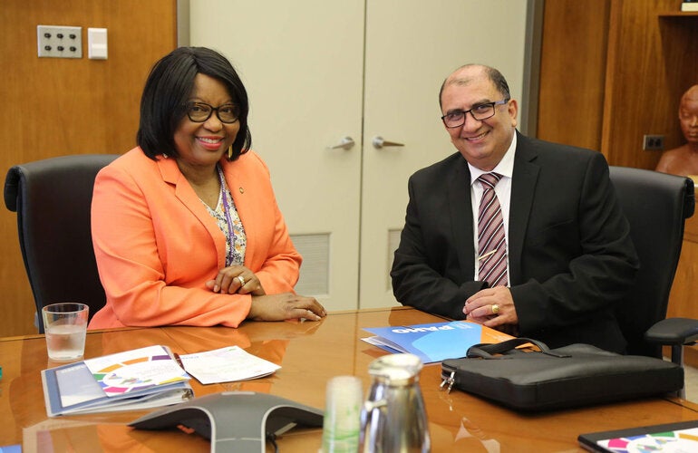 MOH Suriname with Dr. Carissa F. Etienne