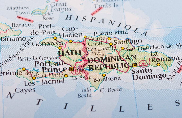 haiti map