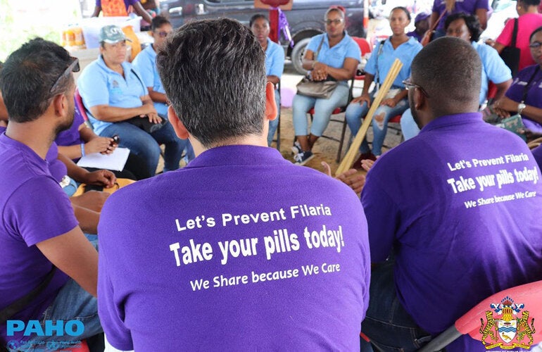 Guyana filariasis campaign