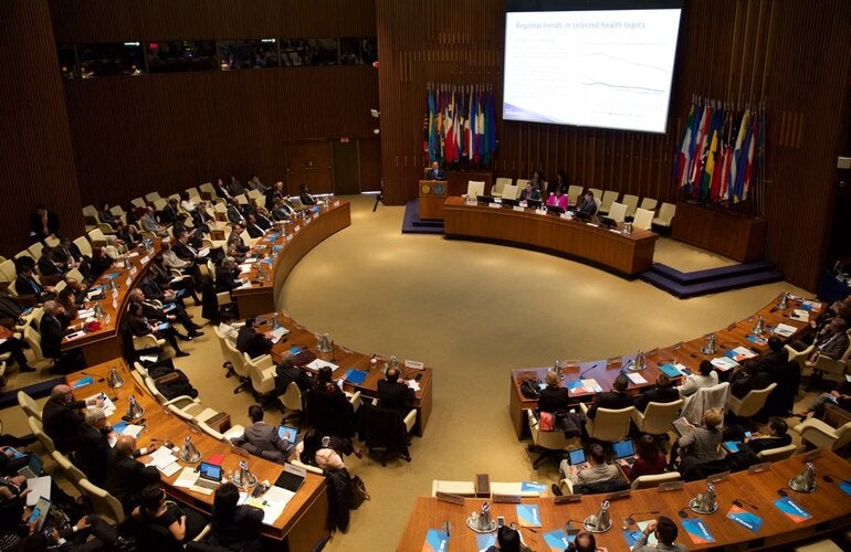 PAHO and Ministers of Health from the Americas meeting at PAHO’s headquarters