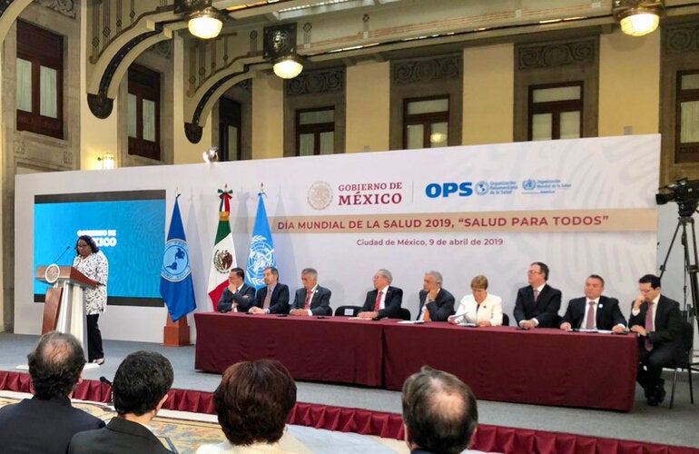 The launch event for the report.