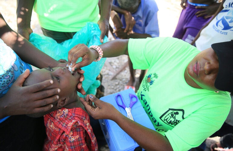 Cholera vaccination