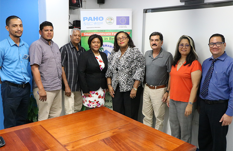 PAHO/WHO) hosted the kick-off meeting to officially launch the design phase of three health facilities in Belize