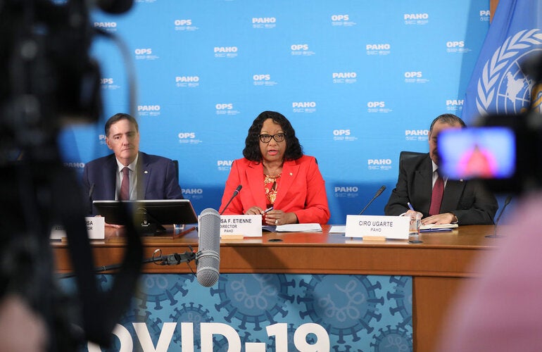PAHO Director briefs OAS Ambassadors
