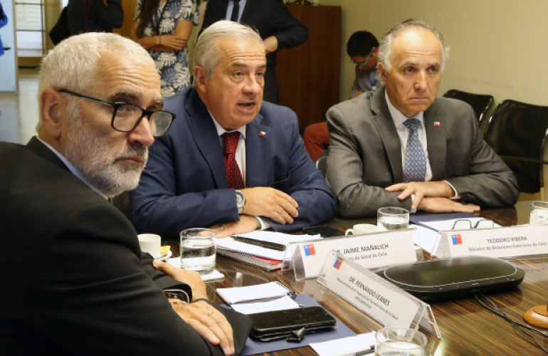 reunión regional con países miembros del Prosur para abordaje y medidas conjuntas frente al COVID-19 