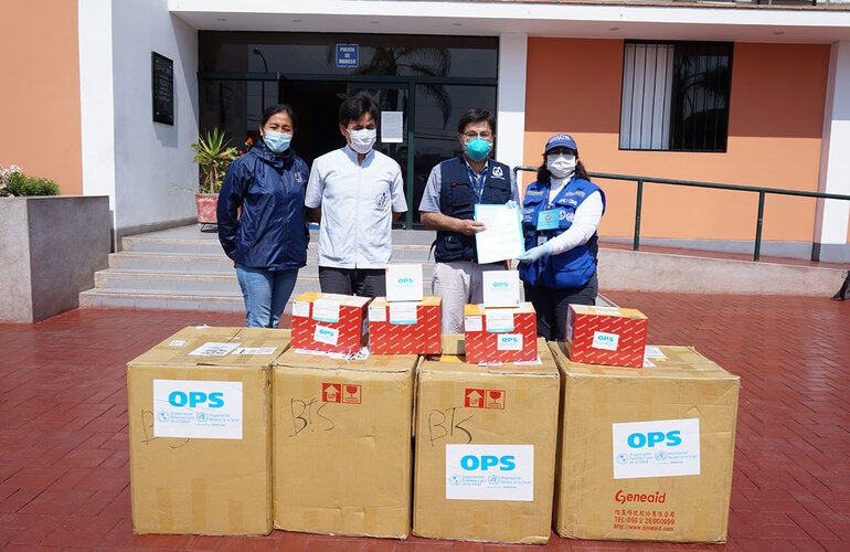 abastecimiento al INS con insumos críticos para la aplicación de pruebas moleculares