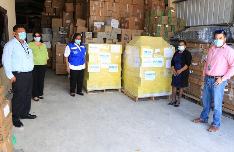 PAHO Belize Donation of PPEs