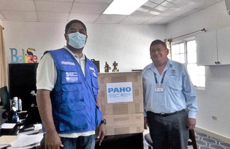 Handover of Viral Swabs