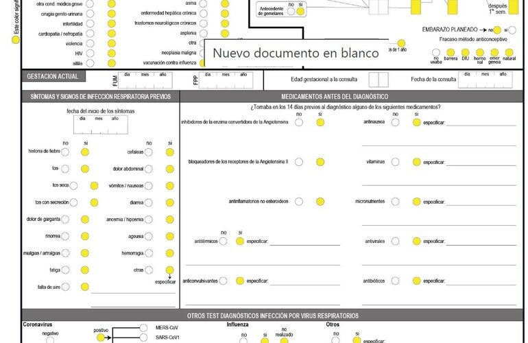 Formulario SIP COVID-19