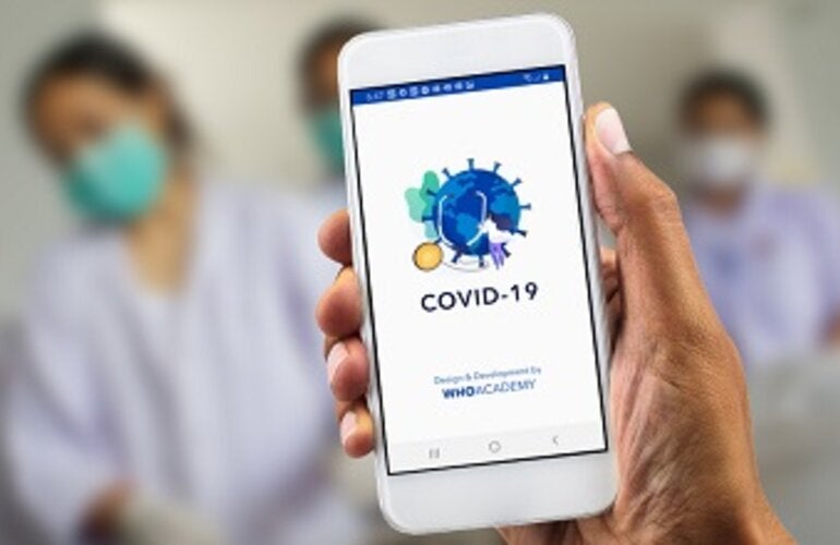 Aplicativo WHO Academy