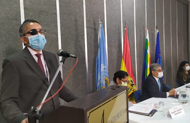 Bolivia recibe premio Día Mundial Sin Tabaco 2020