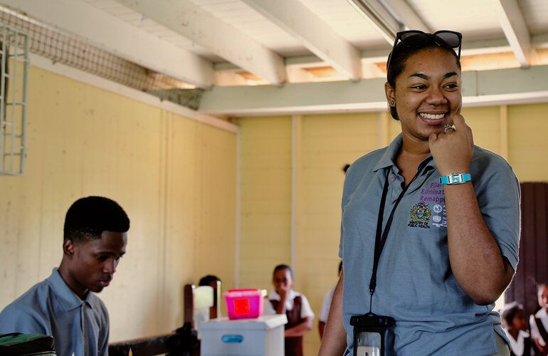 Trabajadora de la salud