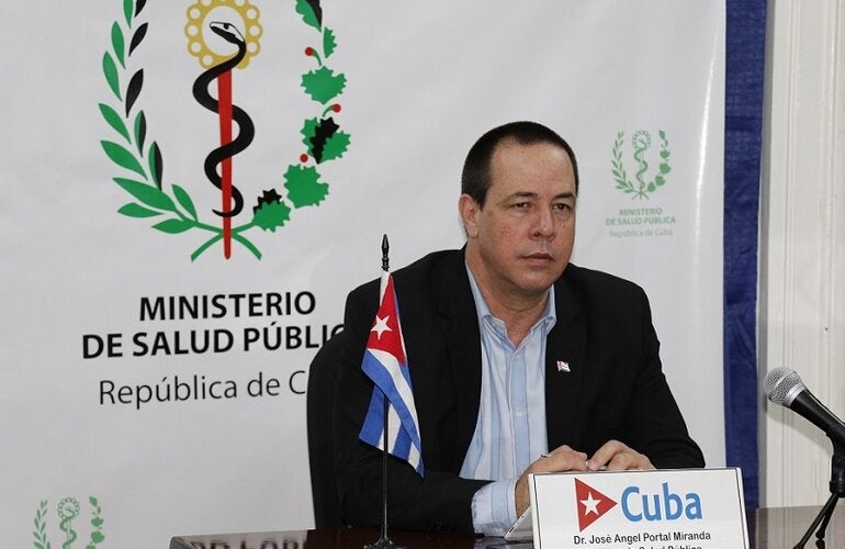 Ministro de Salud Pública de Cuba