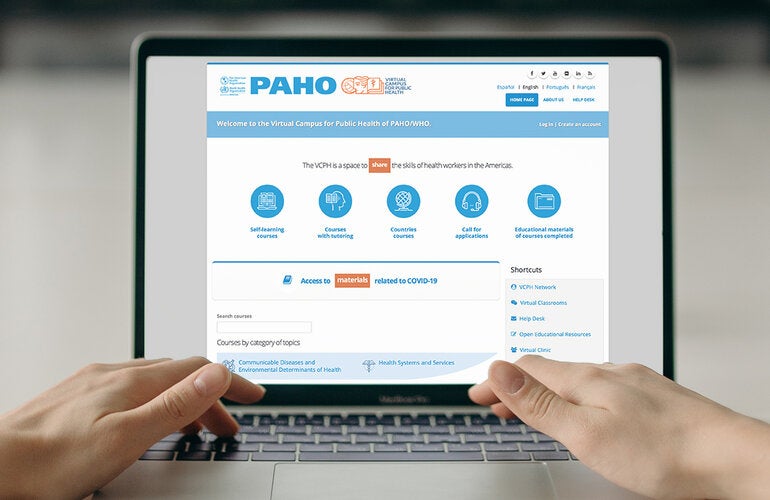 Portal de cursos virtuales de la OPS