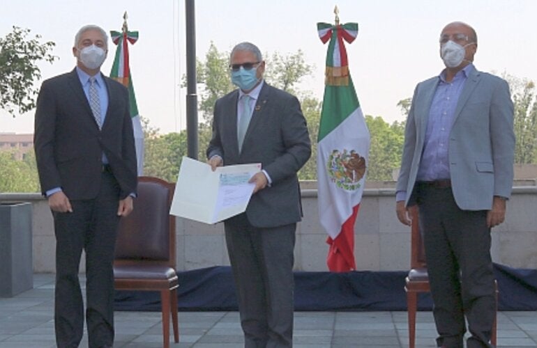 Cuerpo Diplomático acreditado en México apoya a OPS/OMS en la lucha contra la pandemia 