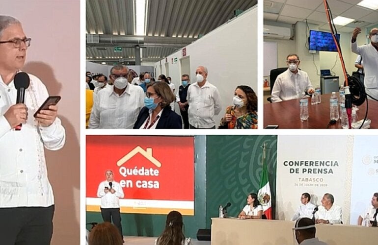 En Tabasco, OPS destaca que el enfoque en APS de las brigadas comunitarias permitirá salvar vidas y reducir la transmisión de persona a persona