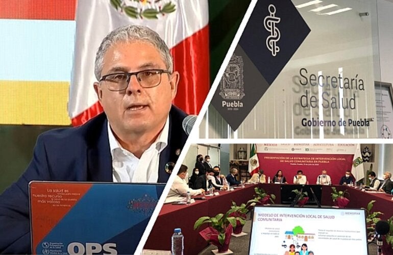 OPS acompañó la misión del gobierno federal al estado de Puebla donde entre otras actividades, se puso en marcha la Estrategia de Intervención Social de Salud Comunitaria