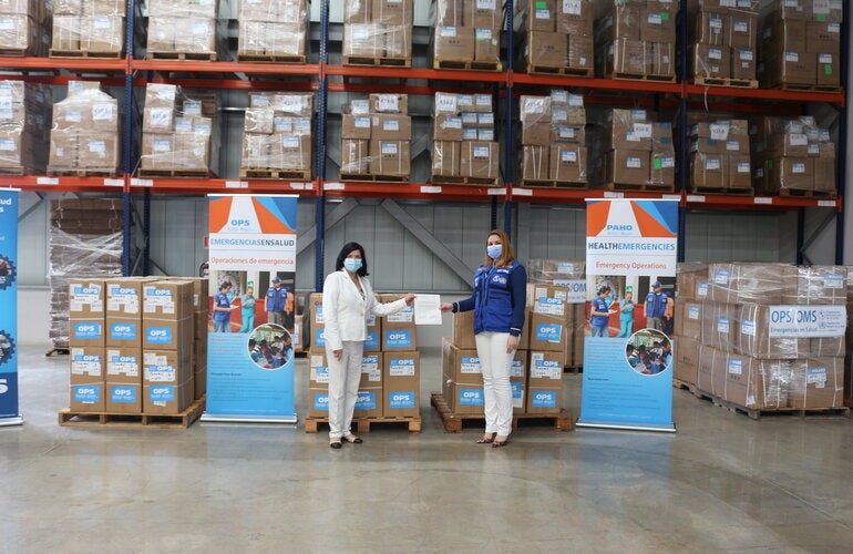 donacion de kits de muestra hisopado