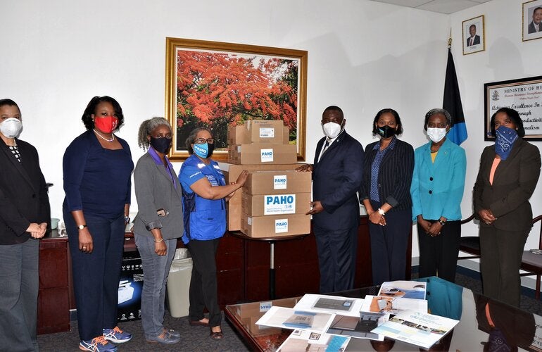 PAHO BAH donates equipment to MOH for COVID-19 response