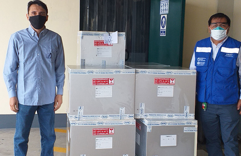 Donación de insumos para pruebas COVID