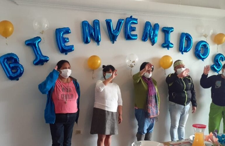 Personas en hogares protegidos