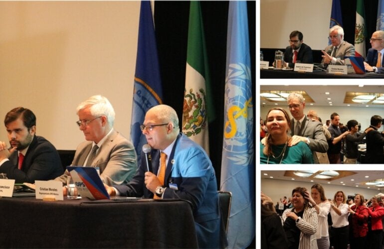 Especialistas del Departamento de Familia, Promoción de la Salud y Curso de Vida se reúnen en México 