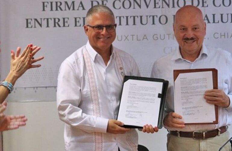 Chiapas y OPS firman convenio de colaboración bianual 